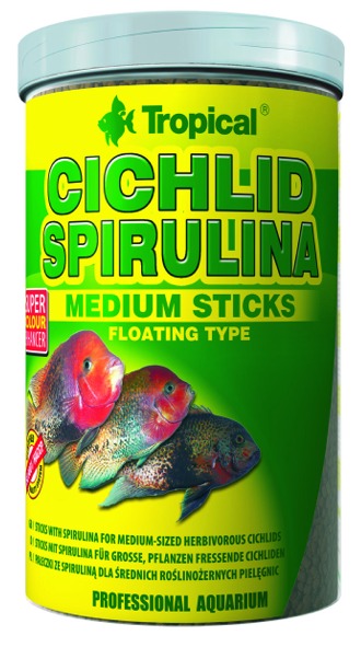 TROPICAL-Cichlid Spirulina Medium Sticks 250ml/90g