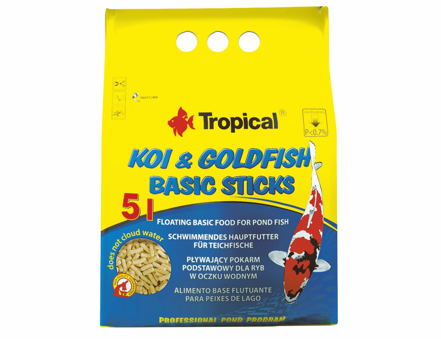 TROPICAL-POND Koi-Goldfish Basic sticks 5L/400g