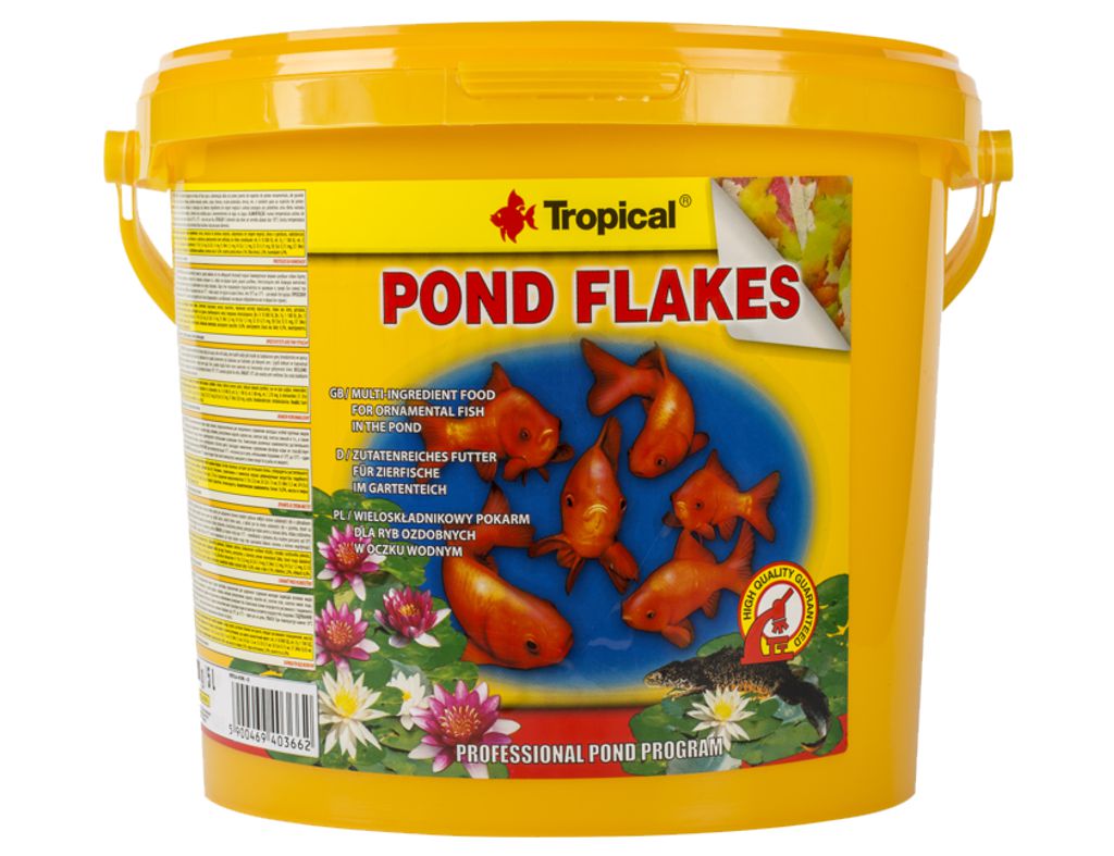 TROPICAL-POND FLAKES - pre jazierkové ryby 5L/800g