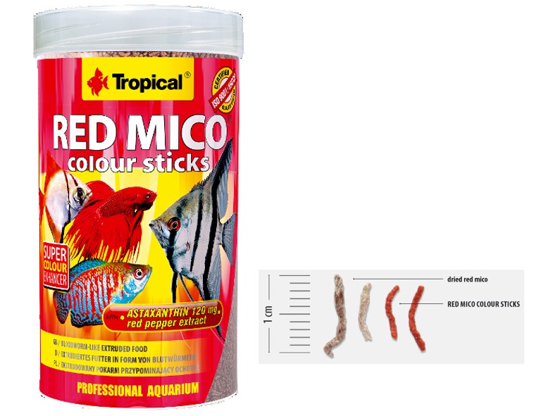 TROPICAL-Red MicoColour Sticks 250ml/80g