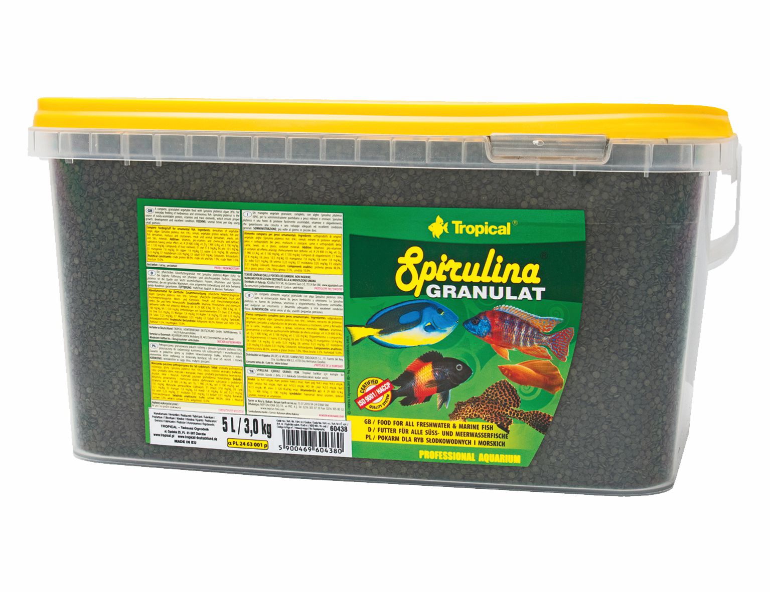 TROPICAL-Spirulina Granulat 6% 5L/2,2kg