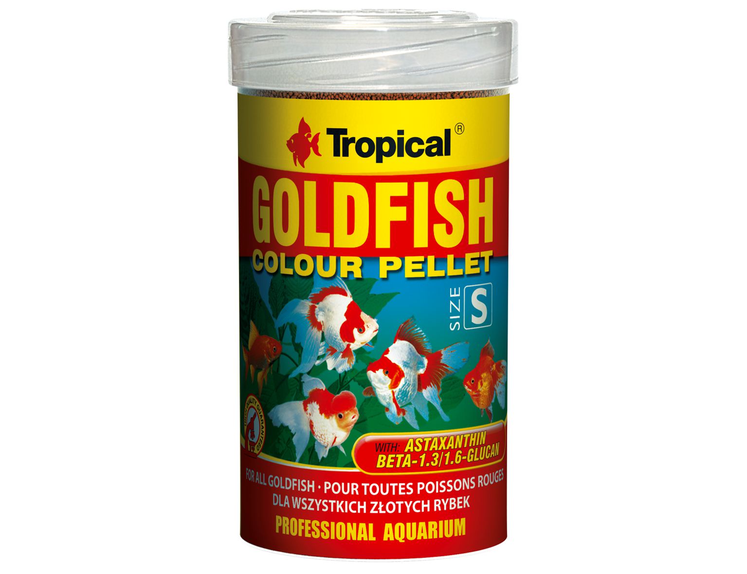 TROPICAL-GoldfishColour Pellet S 100ml/45g