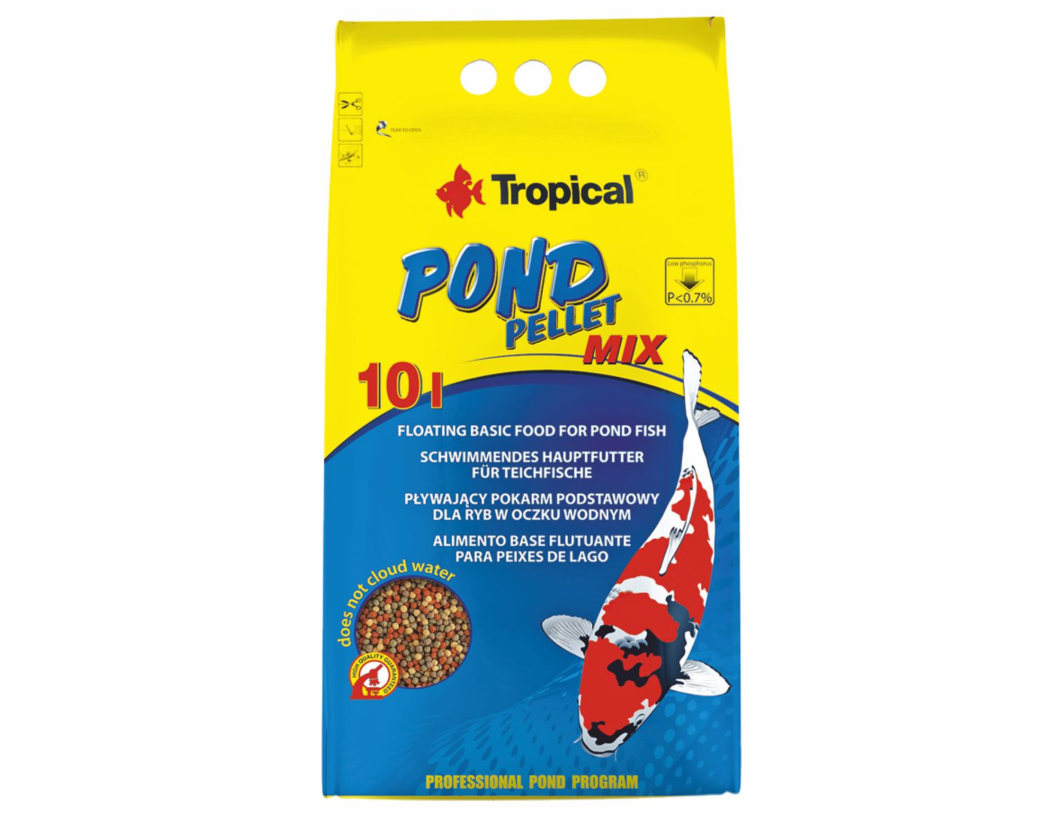 TROPICAL-Pond Pellet Mix S 10L/1300g