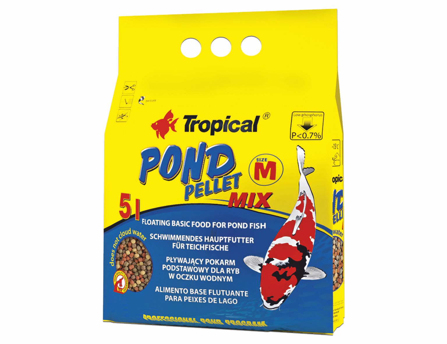 TROPICAL-Pond Pellet Mix M 5L/550g